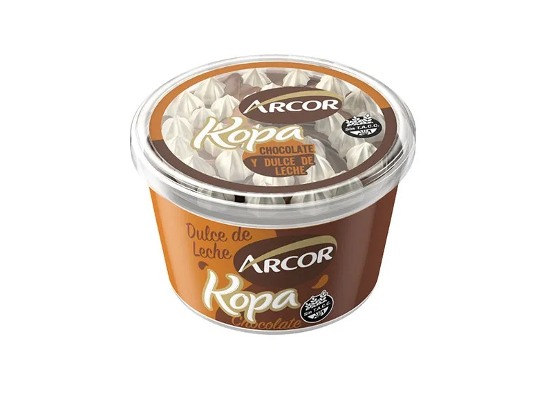 KOPA HELADO ARCOR CHOCOLATE Y DULCE DE LECHE