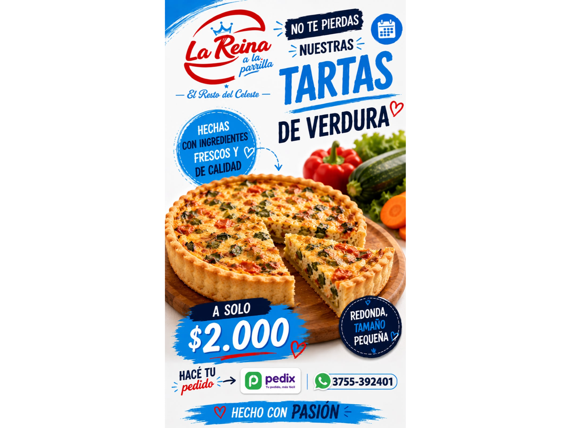 TARTA DE VERDURA