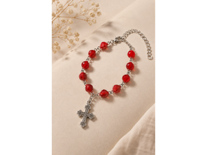 Pulsera Rosario Roja de Aurora goyas de autor