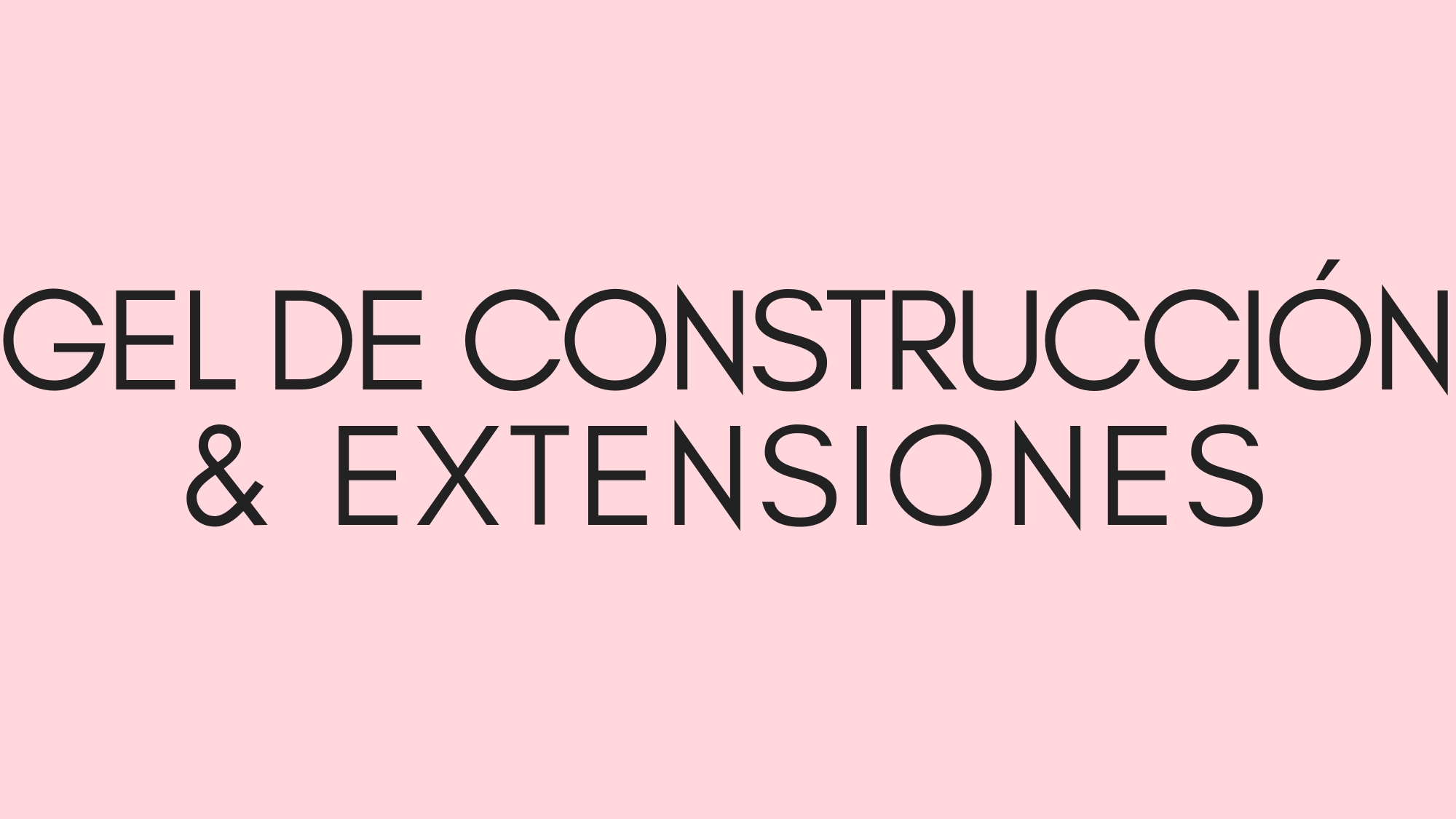 Gel de construccion y extensiones
