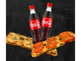 2 Individuales + 2 Coca-Cola