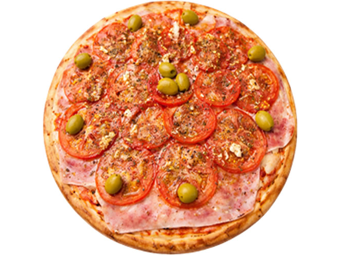 Pizza Napo con Jamon