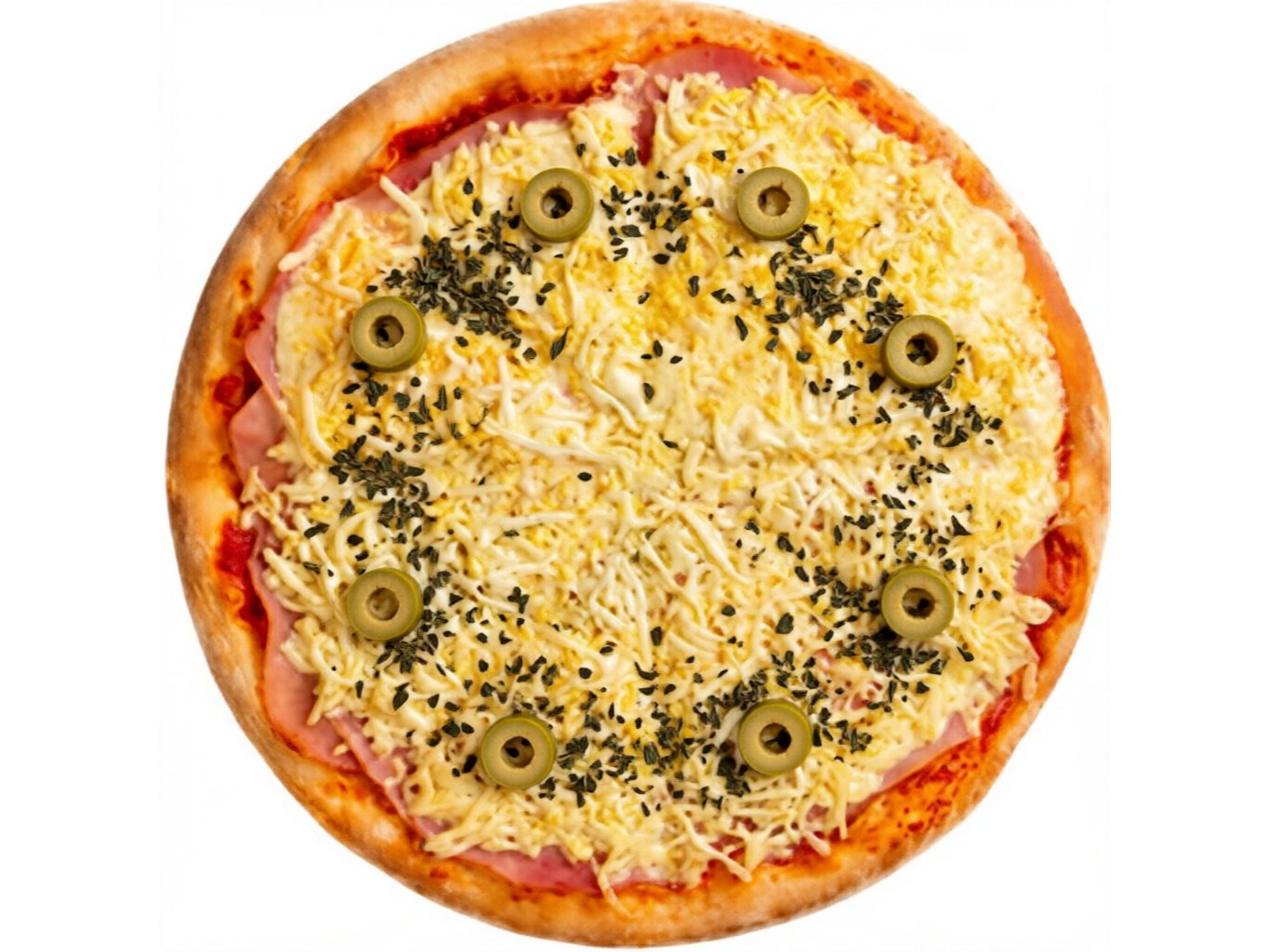 Pizza Jamon y Huevo
