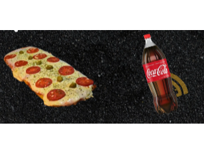 1/2 Metro Mozza+ Coca-Cola 1.5L