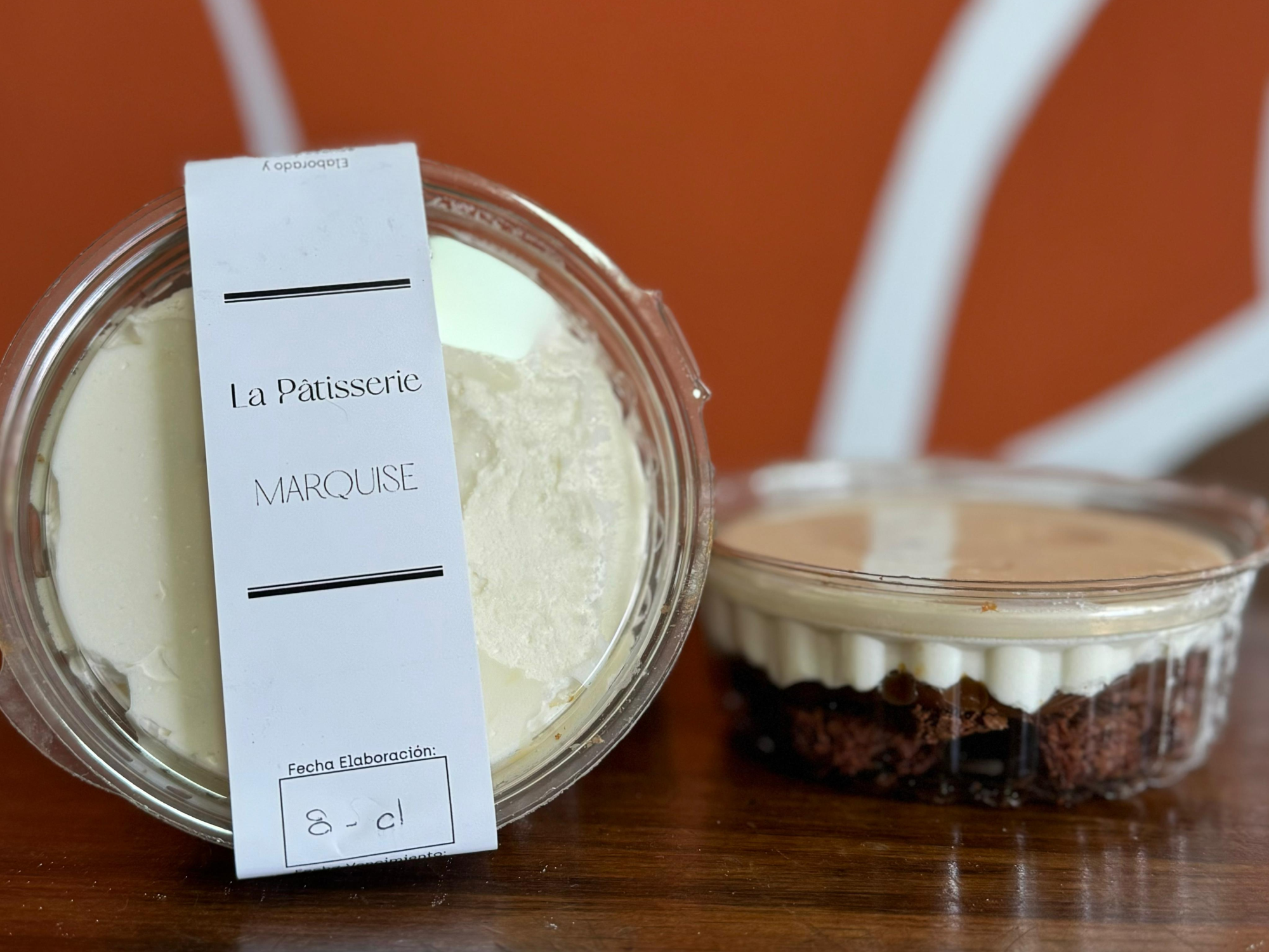 Marquise de dulce de leche y crema