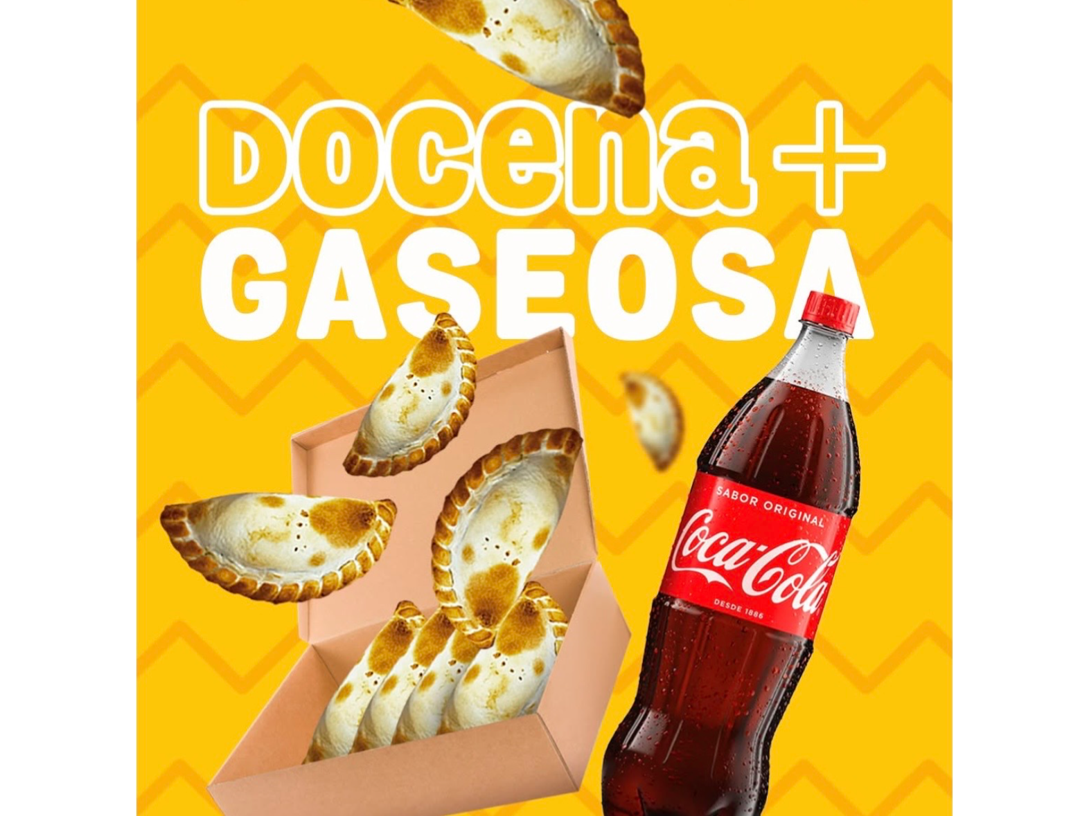 Docena + gaseosa 1.5