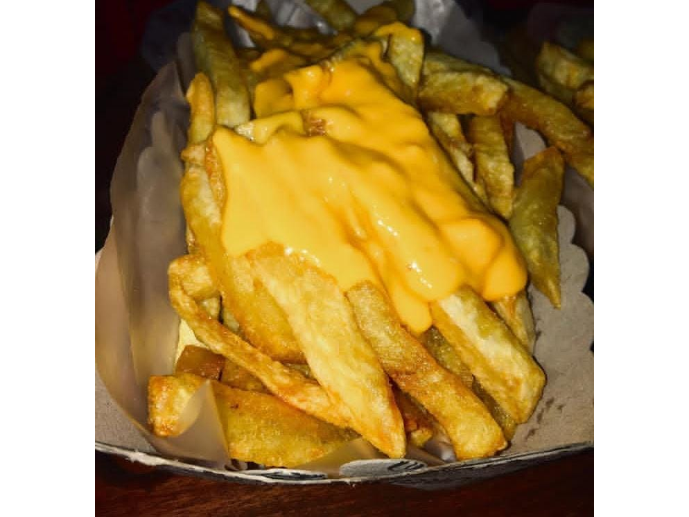 Papas con cheddar grande