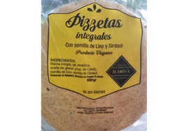 Pizzetas integrales veganas