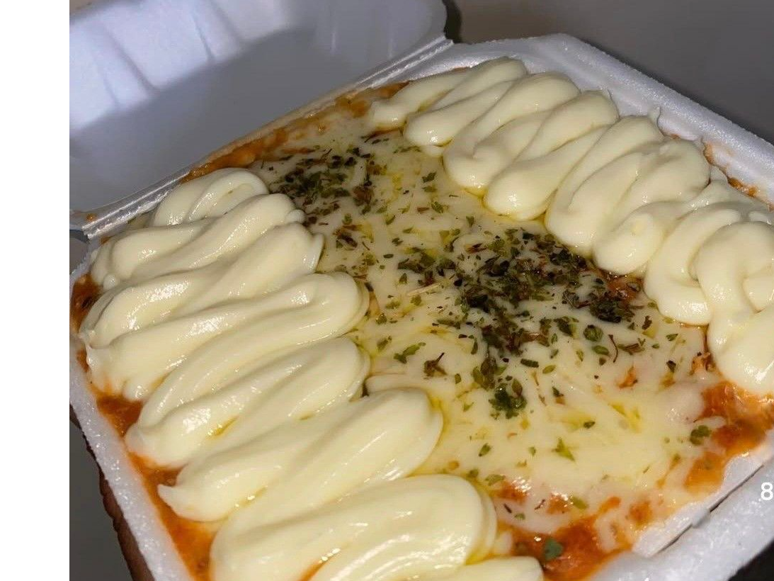 Papas rellena de calabresa con catupiry
