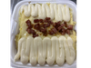 Papas rellena de pollo cremoso y catupiry