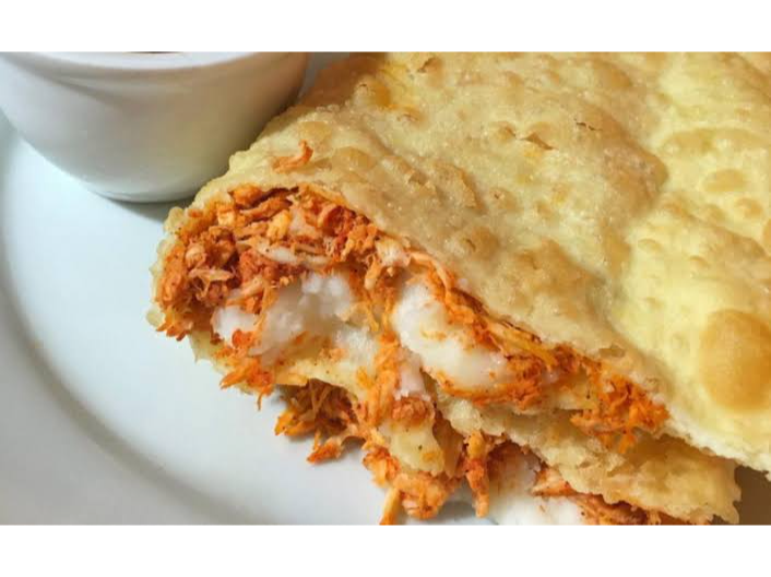 Pastel de pollo con creamchesee