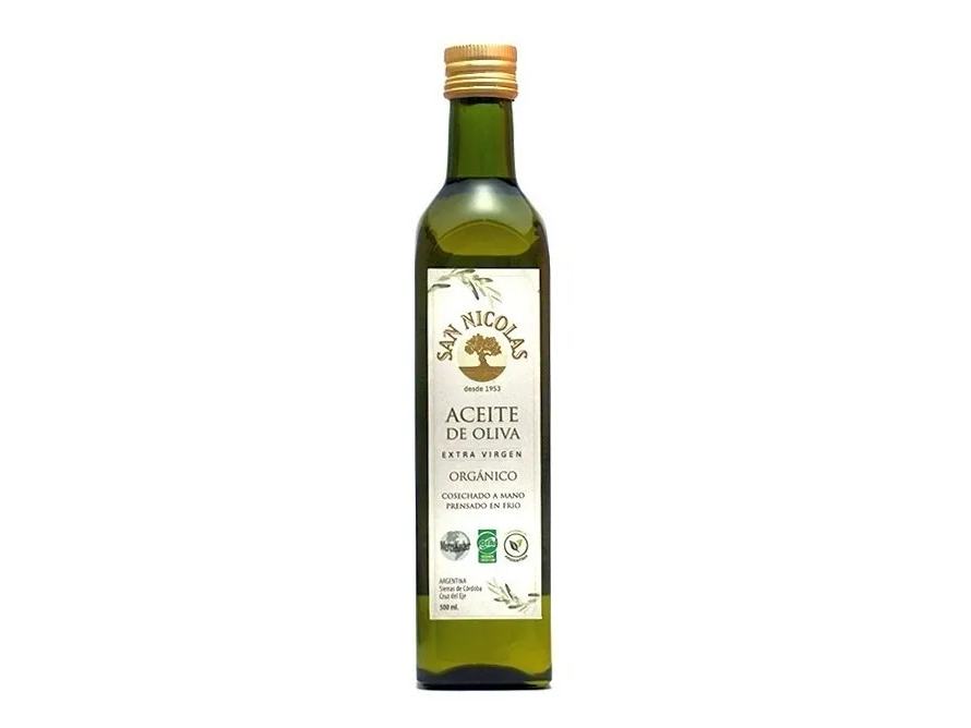 Aceite de Oliva Orgánico San Nicolas 500cc