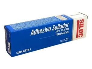 (22) SILOC ADHESIVO SELLADOR 100g 100% SILICONA TRANSPARENTE
