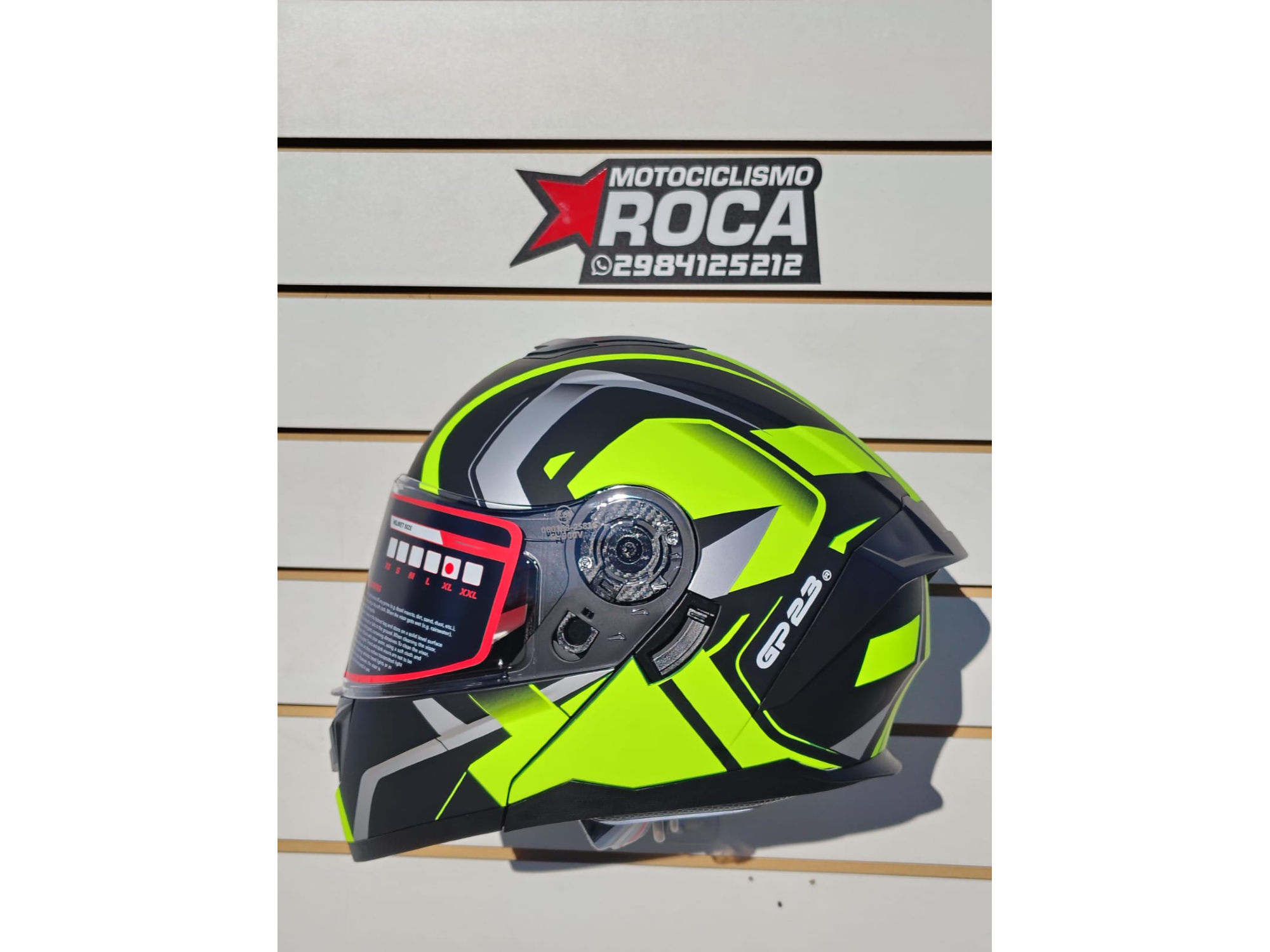 CASCO GP 23 FL 900 FURIUS AMARILLO FLUO