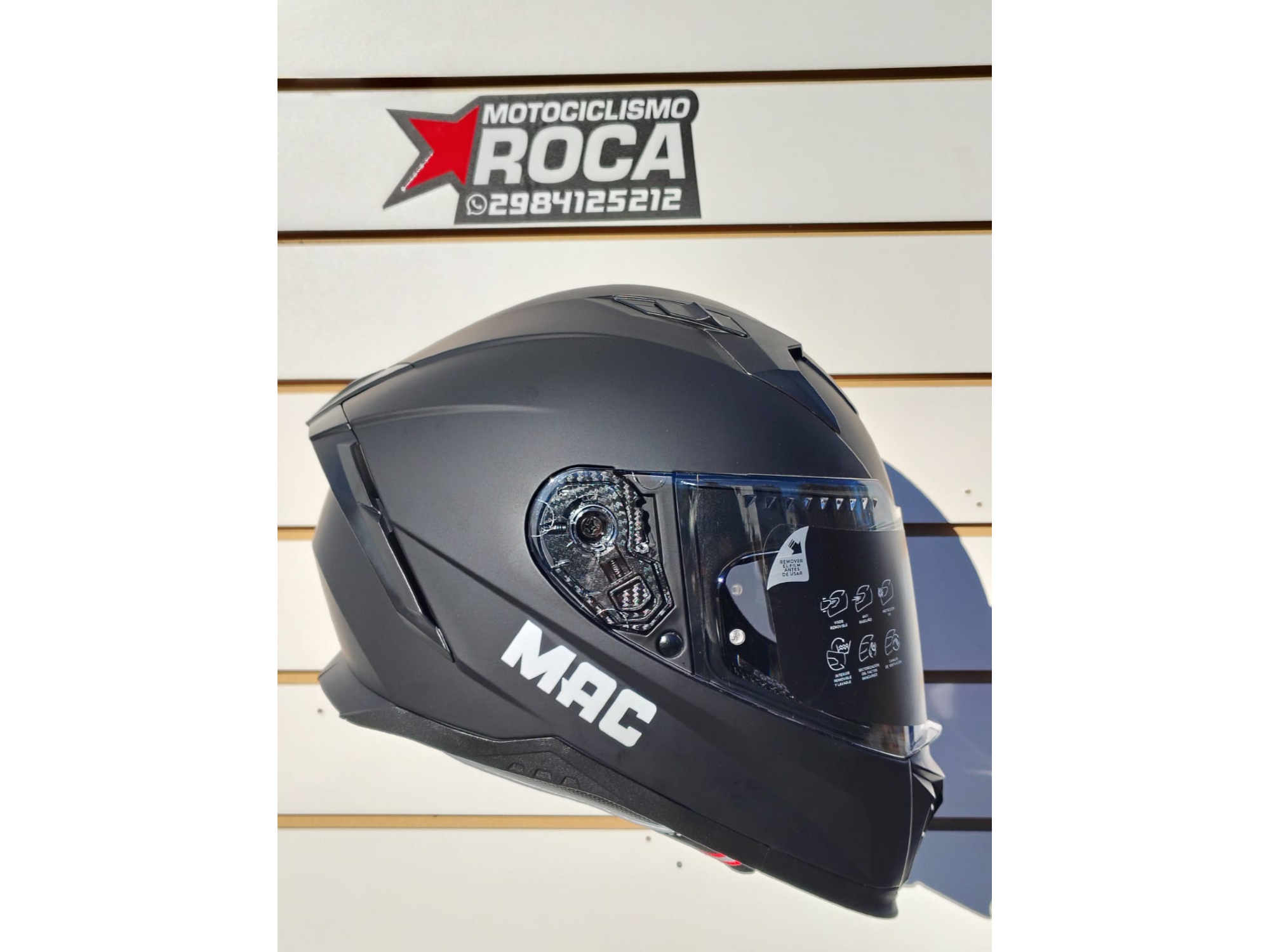 CASCO MAC FORCE SOLID BLACK