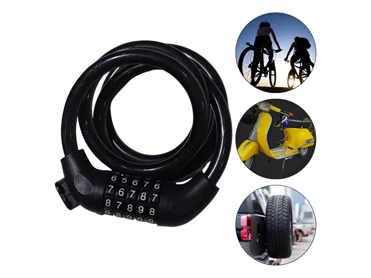 CANDADO LINGA C/ CODIGO DE SEGURIDAD