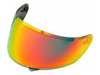 VISOR CASCO URBAX ROJO ESPEJADO