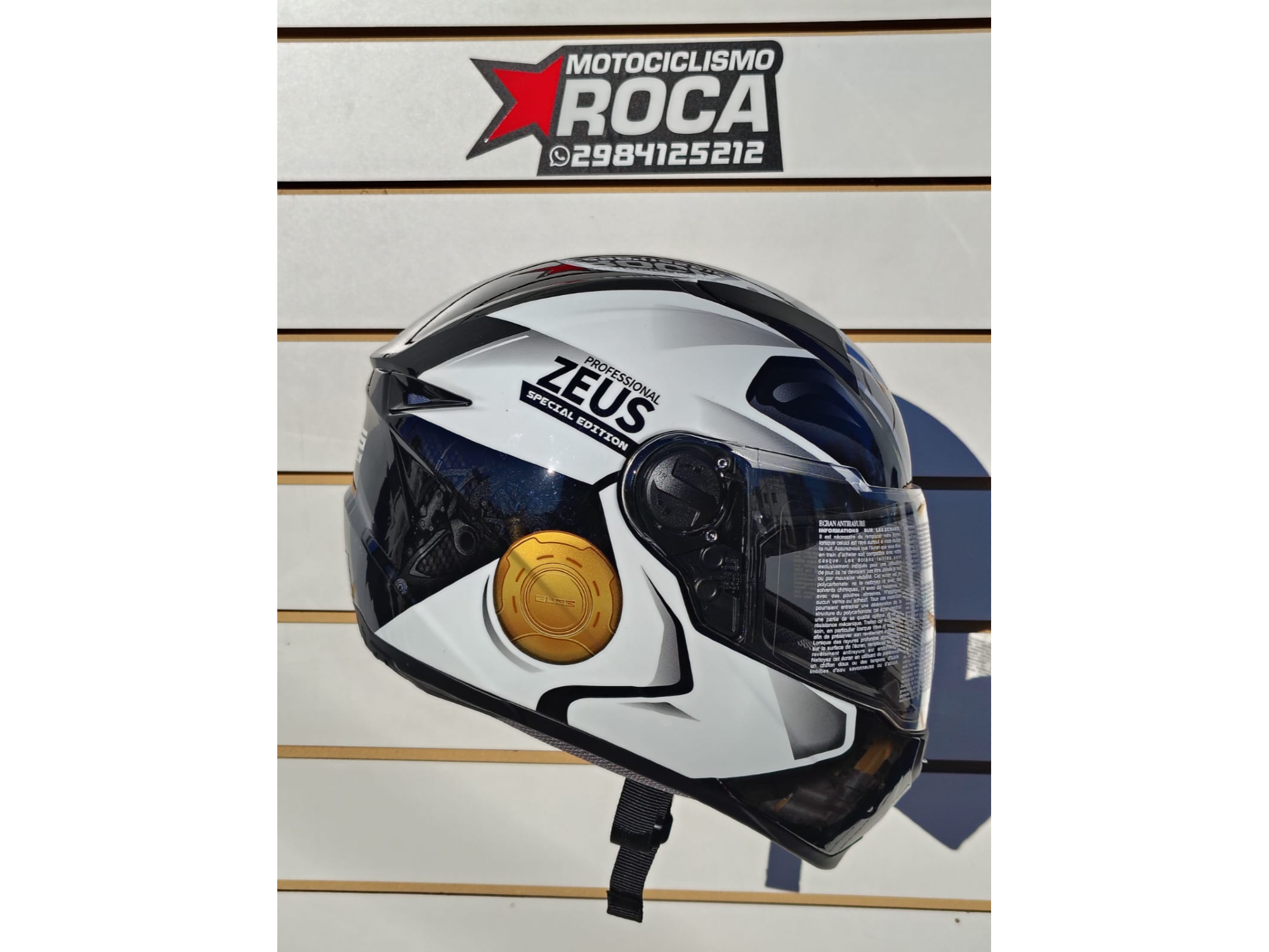 CASCO ZEUS INTEGRAL 811 SPECIAL EDITION BLACK WHITE