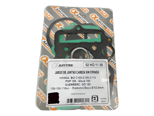 JUNTAS CABEZAL HONDA BIZ