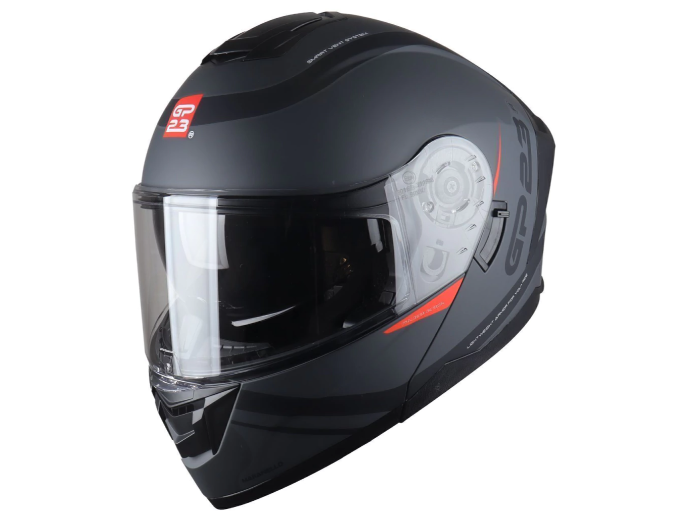 CASCO GP 23 FL 900 MARANELLO GRIS ROJO