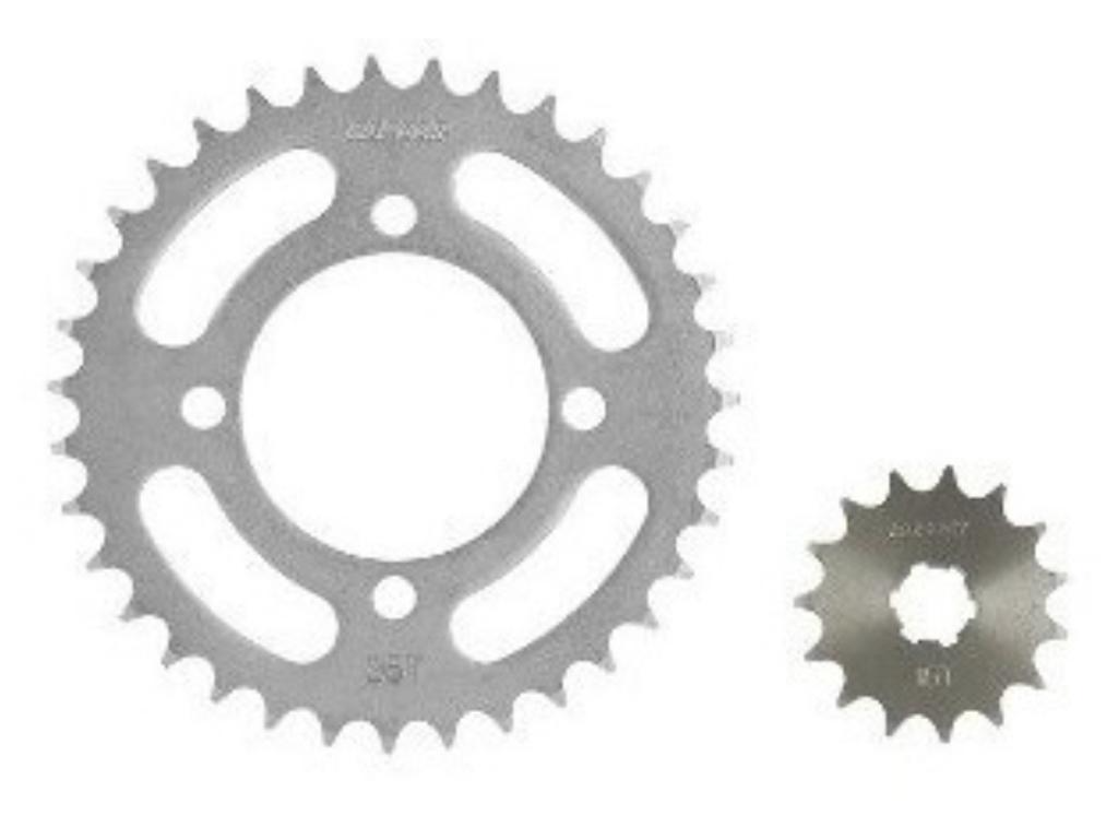 KIT CORONA Y PIÑON YAMAHA CRYPTON 37T/15T