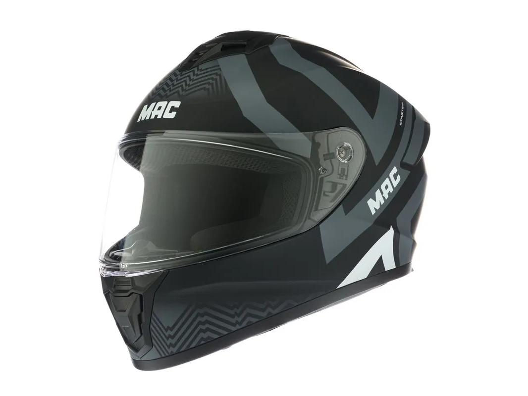 CASCO MAC STARTER HILL NEGRO/GRIS/MATE