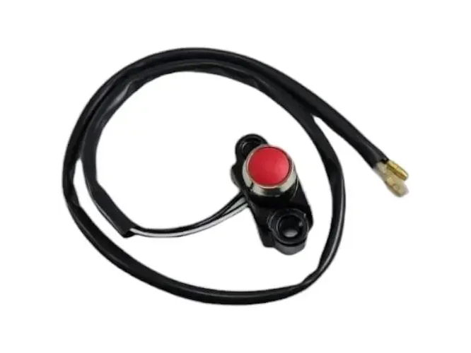 (07) BOTON DE ARRANQUE UNIVERSAL ROJO