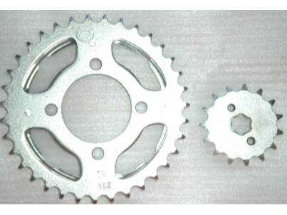 KIT CORONA Y PIÑON GILERA SMASH 35T/15T