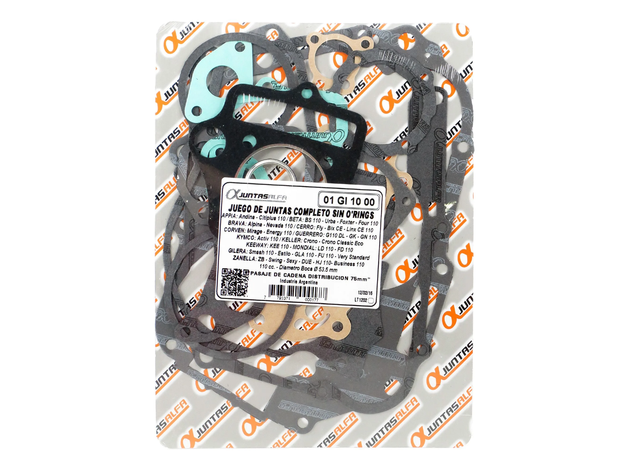 (01) JUNTA DE MOTOR SMASH 110 S/ORING