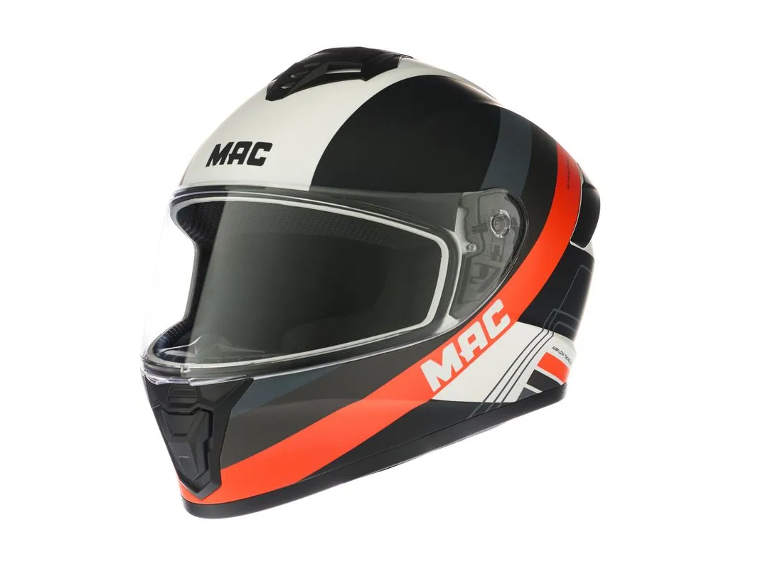 CASCO MAC STARTER WINEXZOR NEGRO/BLANCO/MATE
