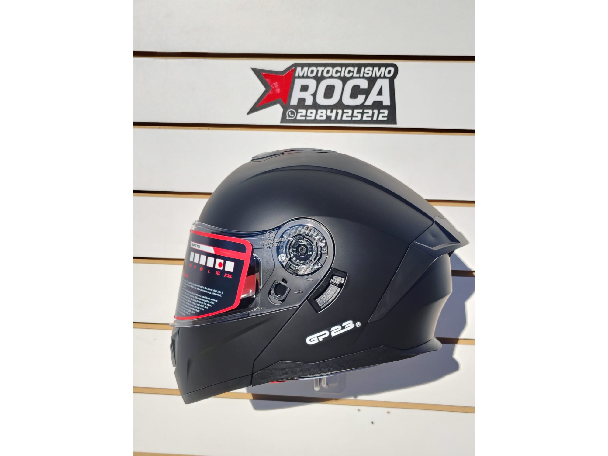CASCO GP 23 FL 900 FURIUS NEGRO MATE