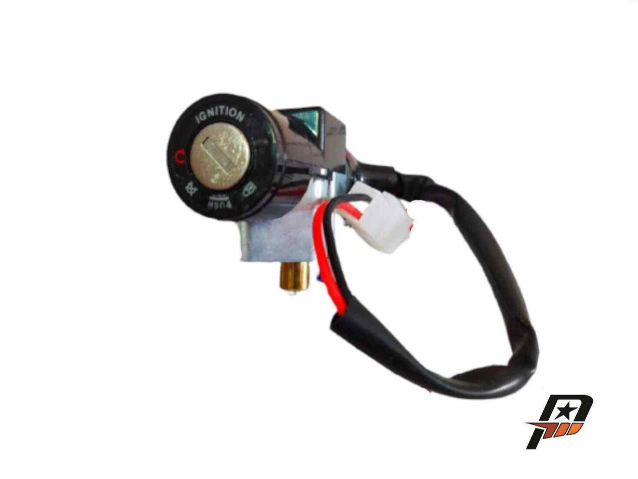 (07) - LLAVE CONTACTO HONDA WAVE 2 CABLES