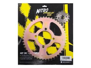 (04) KIT CORONA Y PIÑON XTZ 125 48T/14T