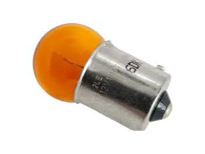 LAMPARA GIRO 12V CULOTE CHAPA NARANJA