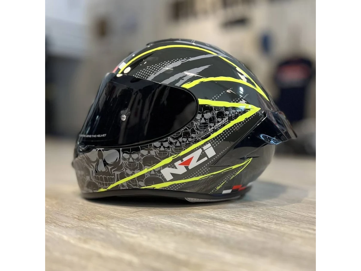 CASCO NZI TRENDY 3 STREAM FLAG ANTRACITE&WHITE&NEON