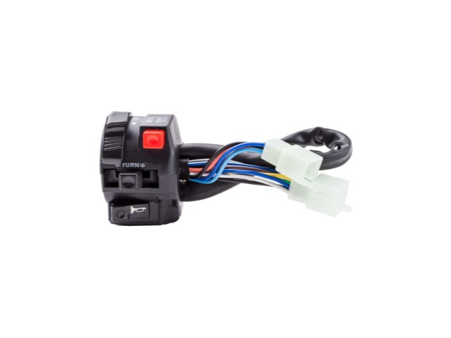 (04) - COMANDO DE LUCES IZQUIERDO HONDA XLR 125