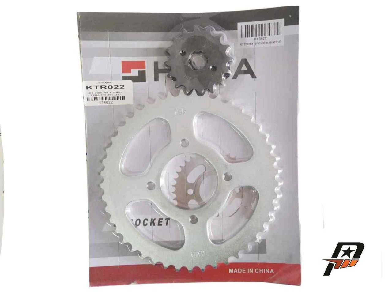 KIT CORONA Y PIÑON TRIAX/SKUA 150 45T/16T