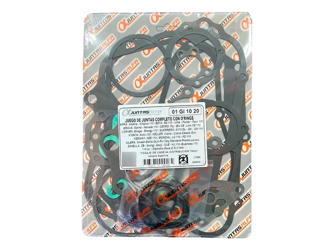 (01) JUNTA DE MOTOR GILERA SMASH 110 C/ORING