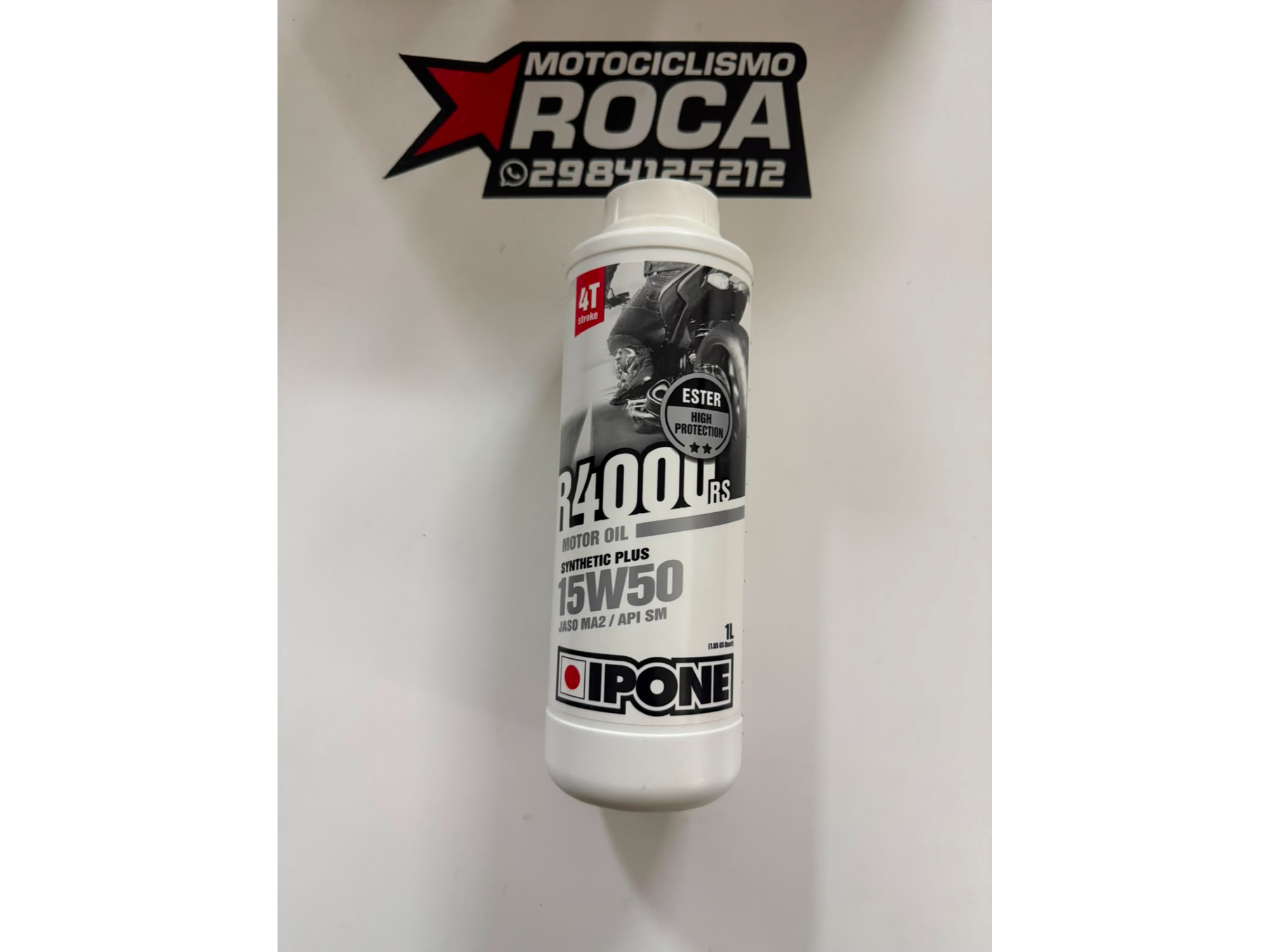 IPONE R4000RS 15W-50 SEMI SINTETICO 1LT