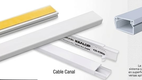 CAJAS PLASTICAS Y CABLE CANAL