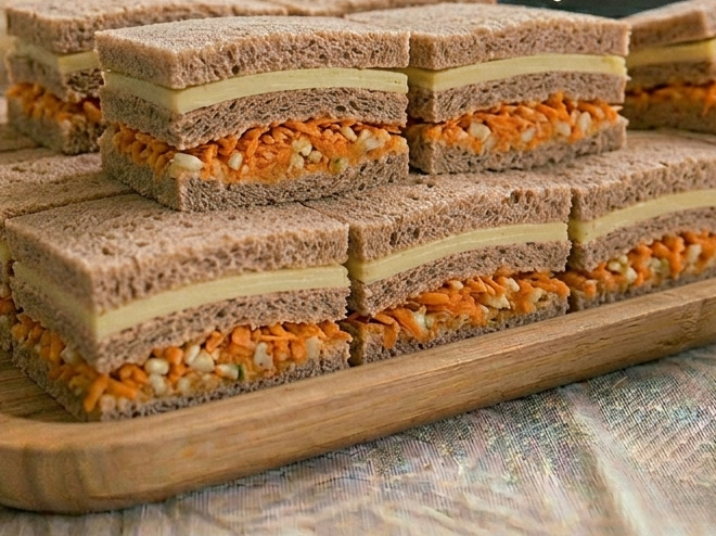 Zanahoria, ajo y queso