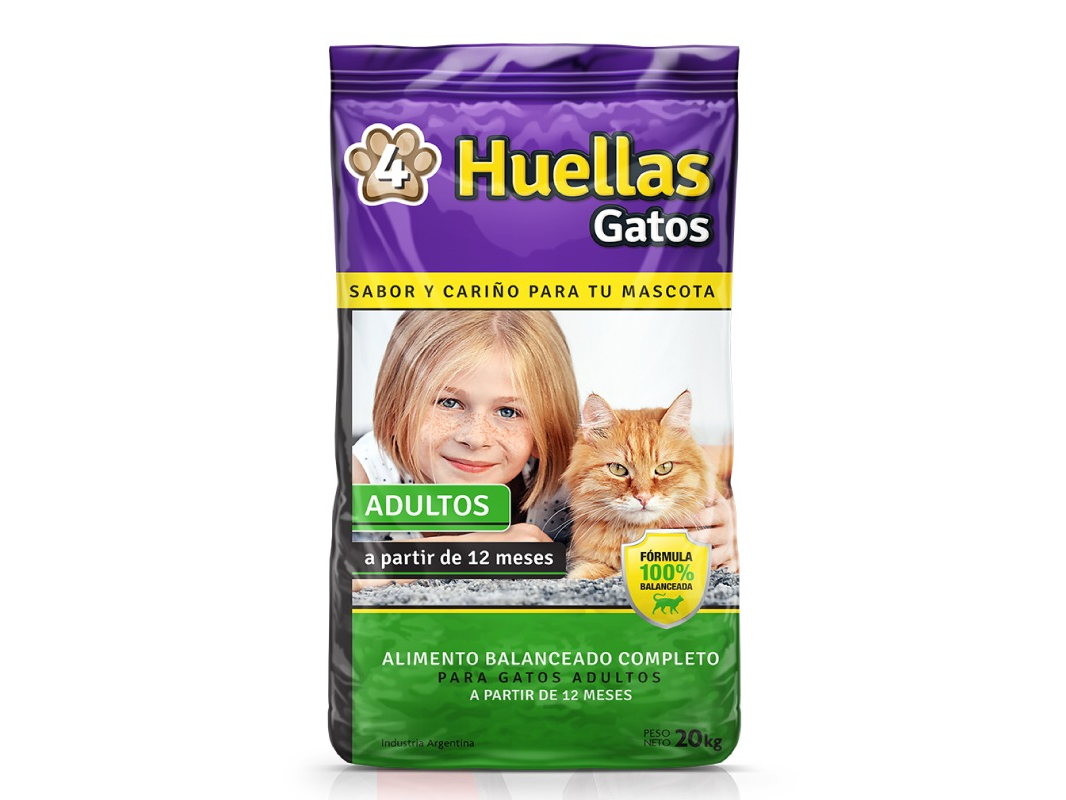 Huellas Gatos Adultos