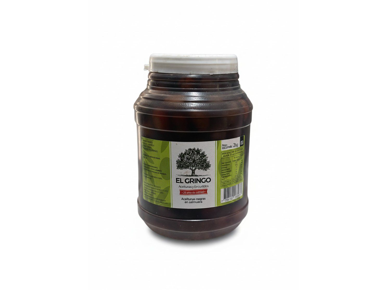 Aceitunas Negras Nº00 x2kg