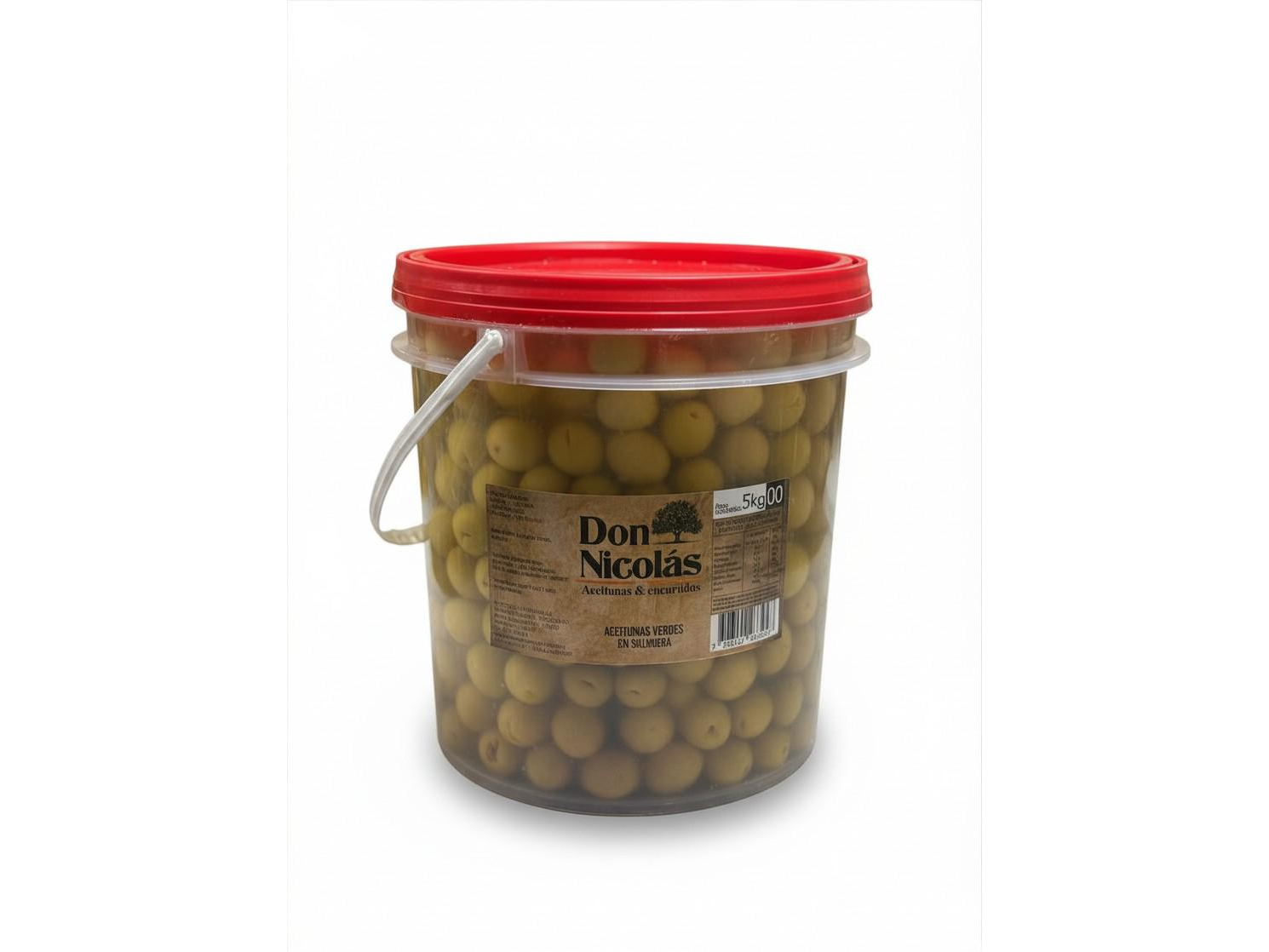 Aceitunas verdes Nº00 "Don Nicolás" x5kg