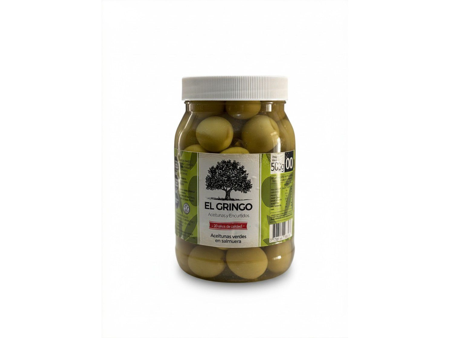 Aceitunas Verdes Nº00 x500gr