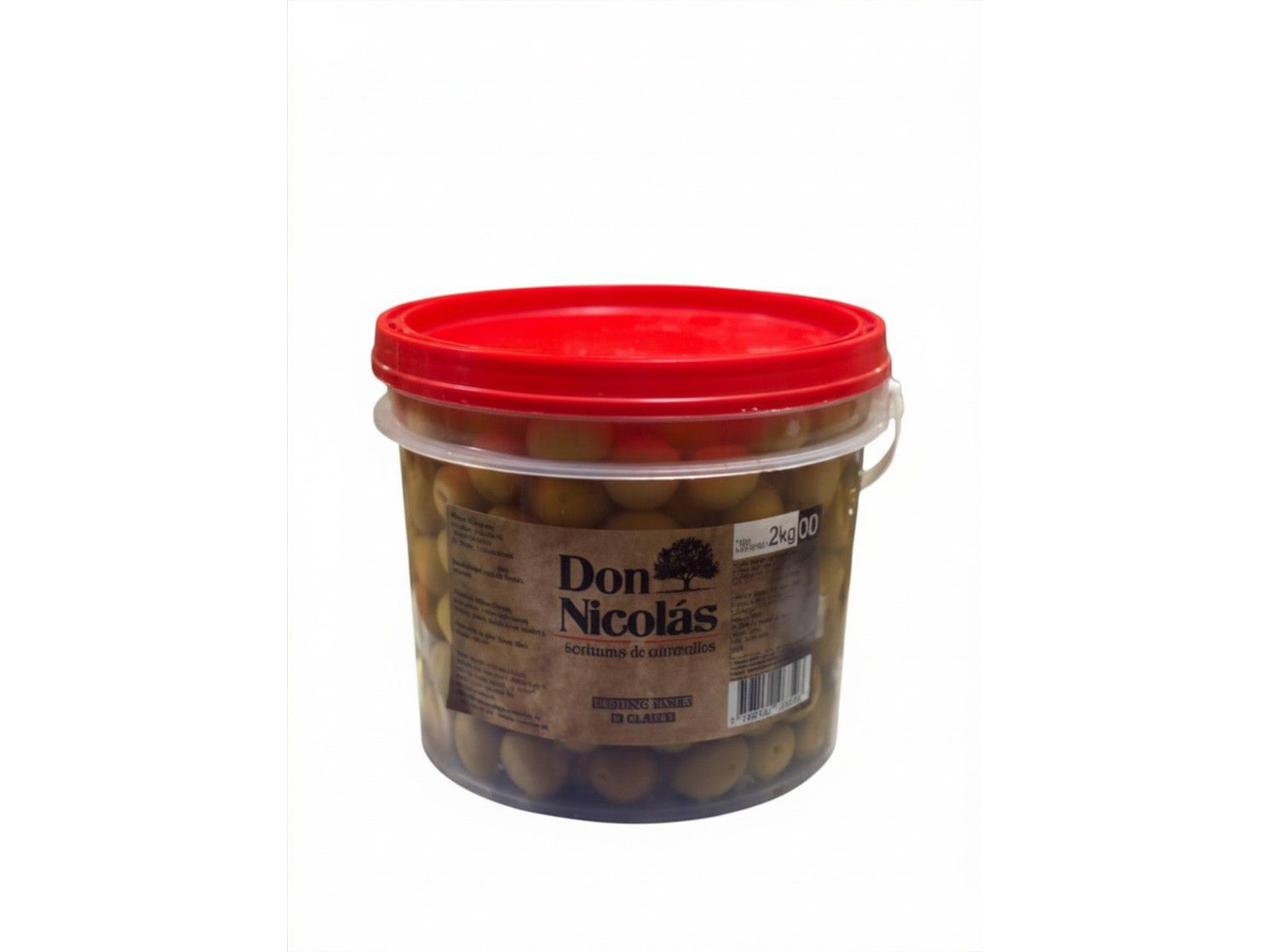 Aceitunas verdes Nº00 "Don Nicolás" x2kg