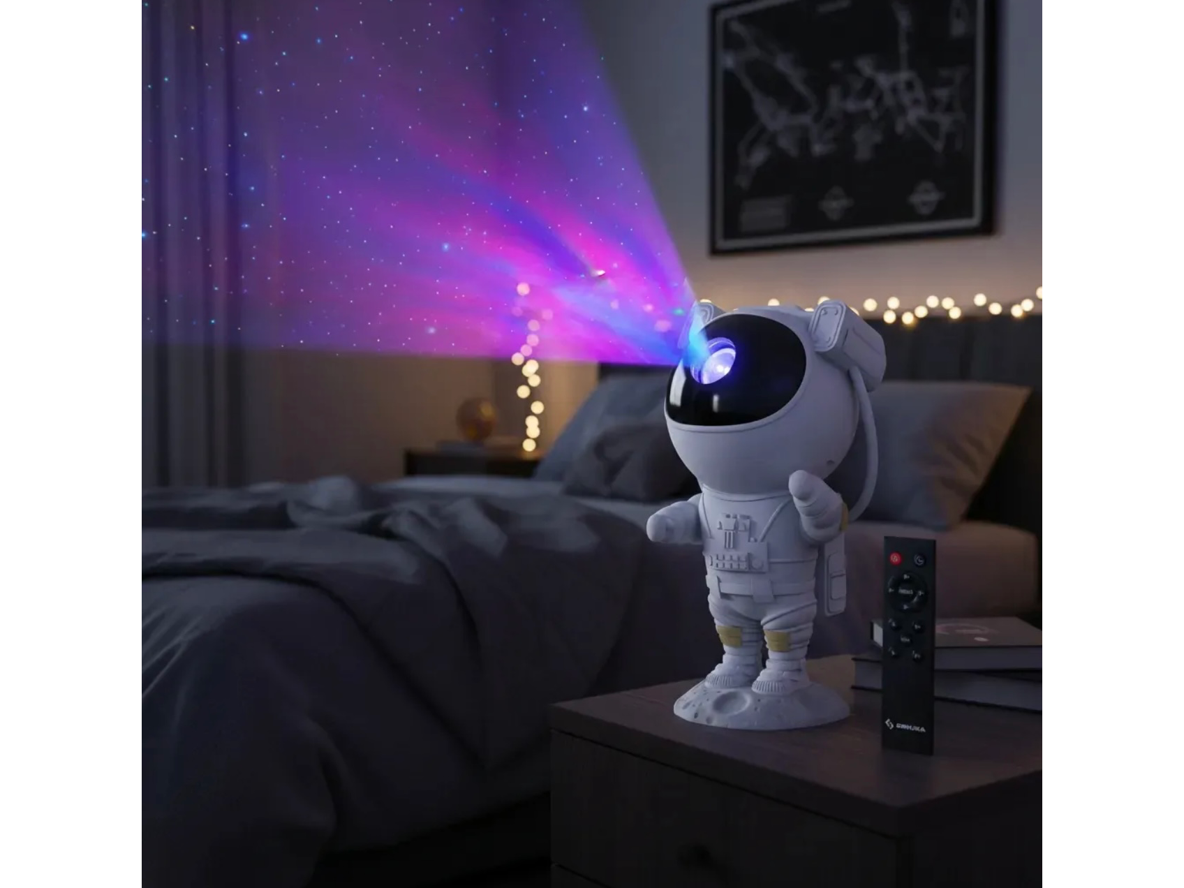 Velador Astronauta Proyector | Última Unidad