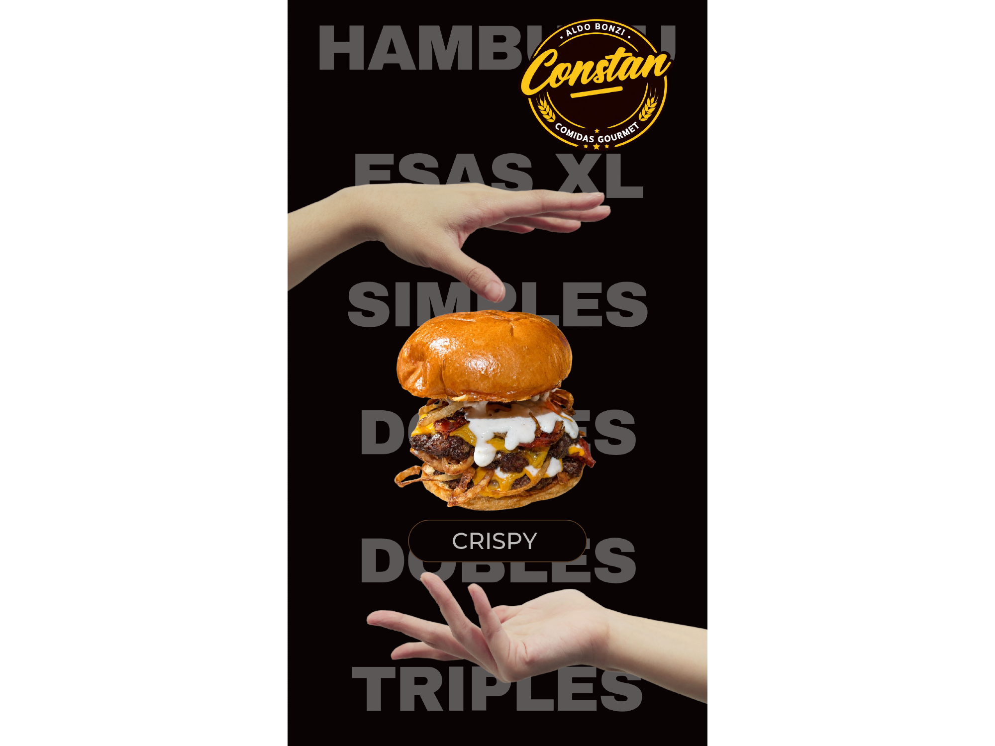 HAMBURGUESA CRISPY