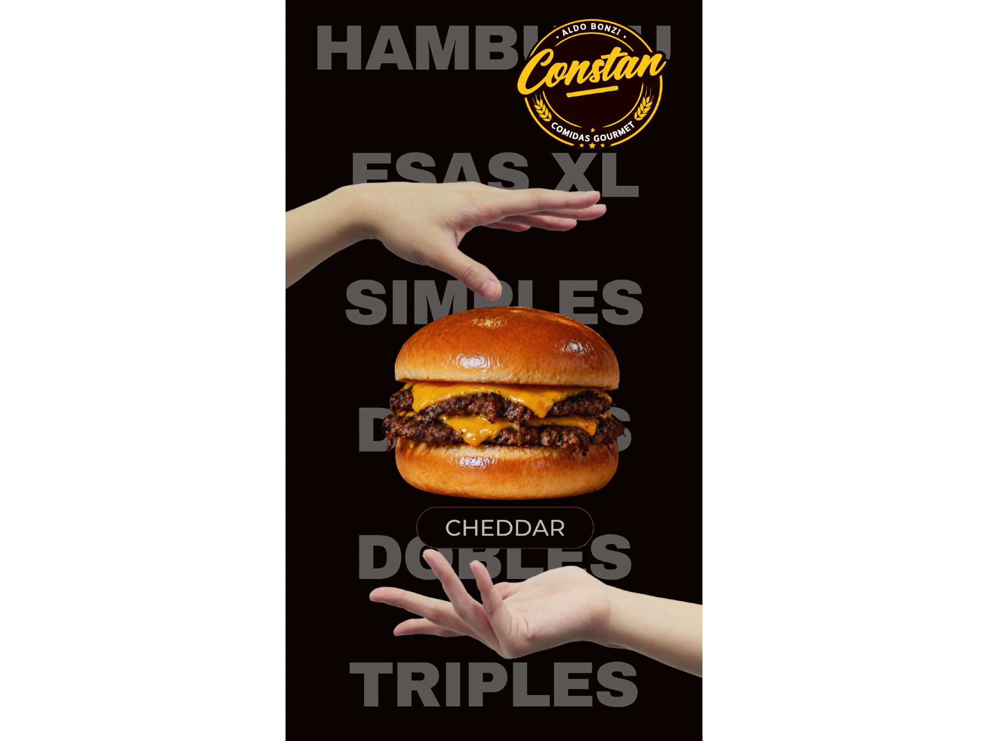 HAMBURGUESA CHEDDAR