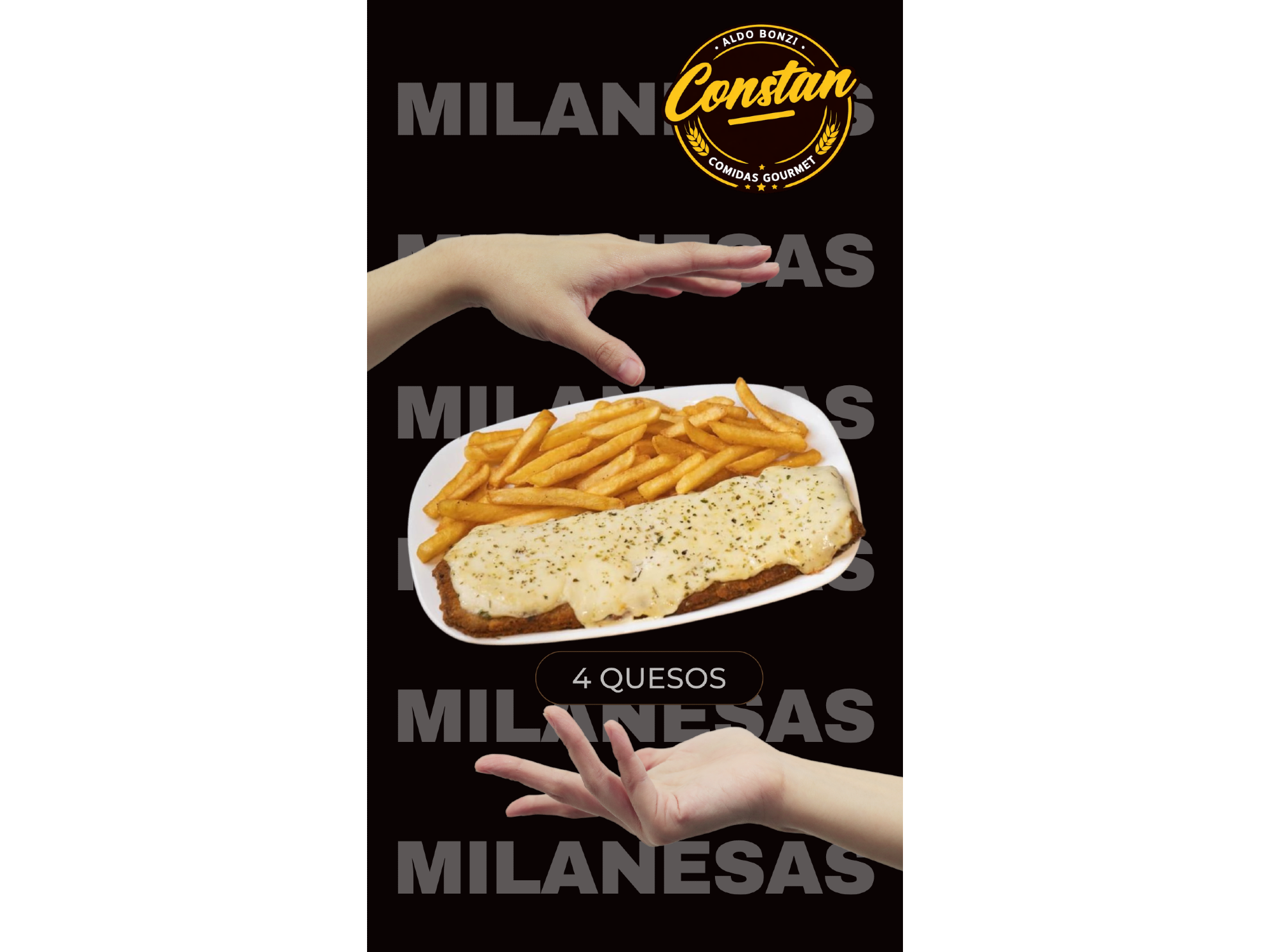 MILA CUATRO QUESOS CARNE